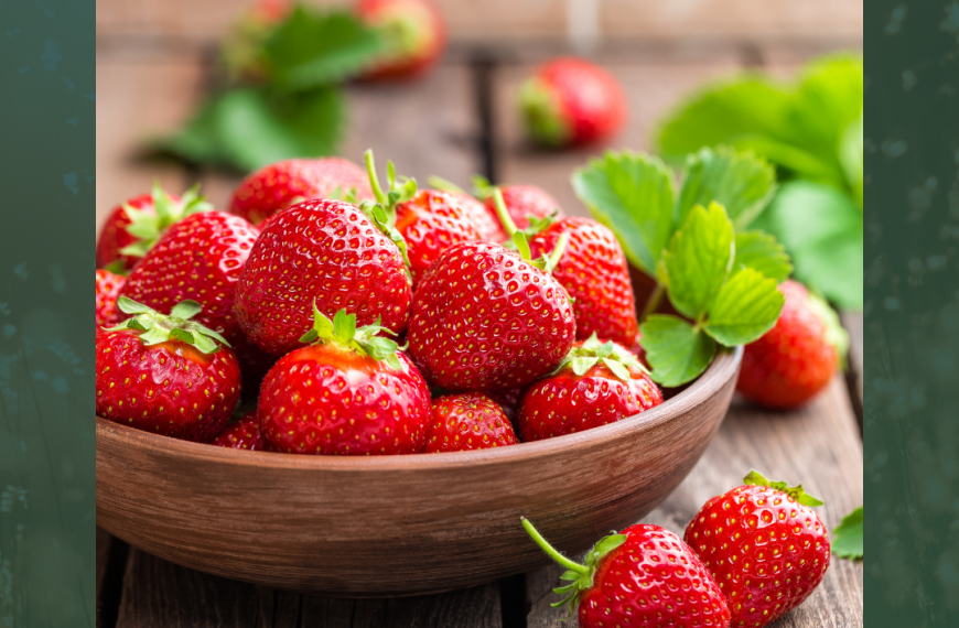 gesunde Erdbeeren leider mit zu vielen Pestiziden